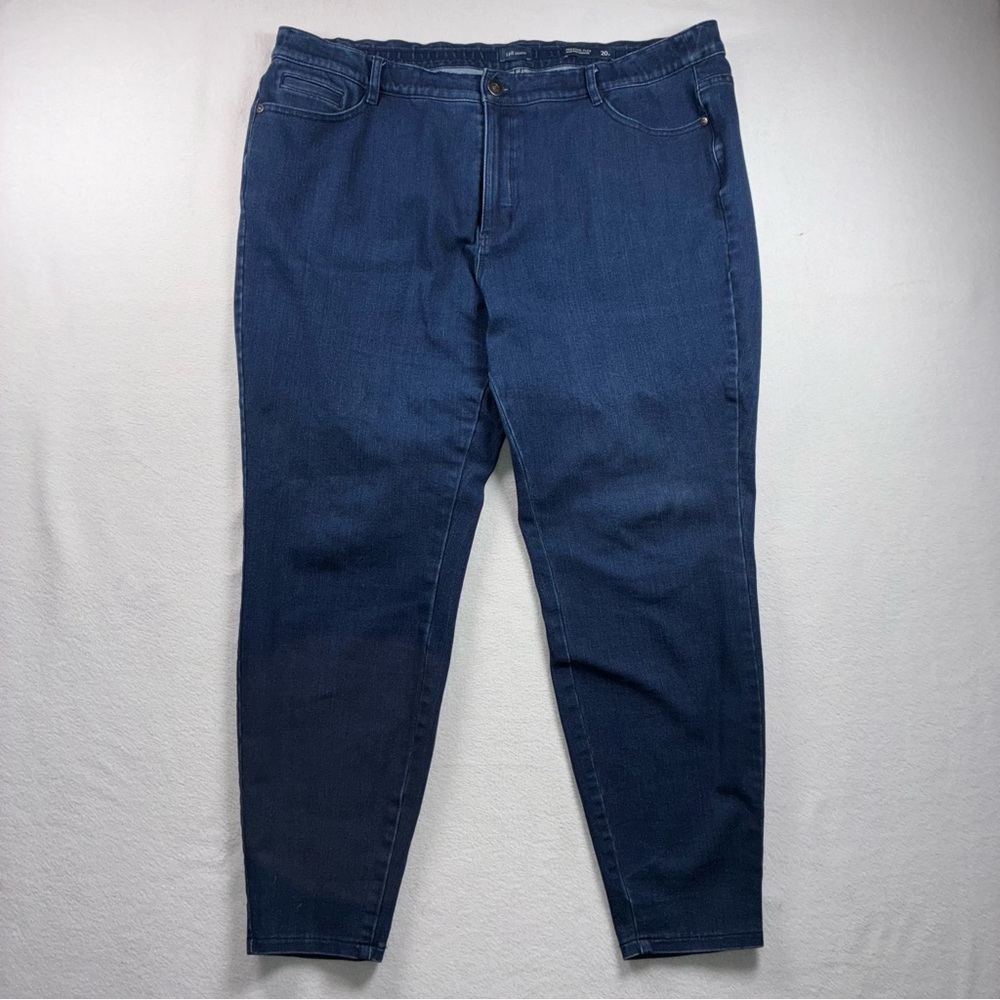 J. Jill Denim Leggings Women’s 20W Premium Flex High Rise Dark Wash Stretch